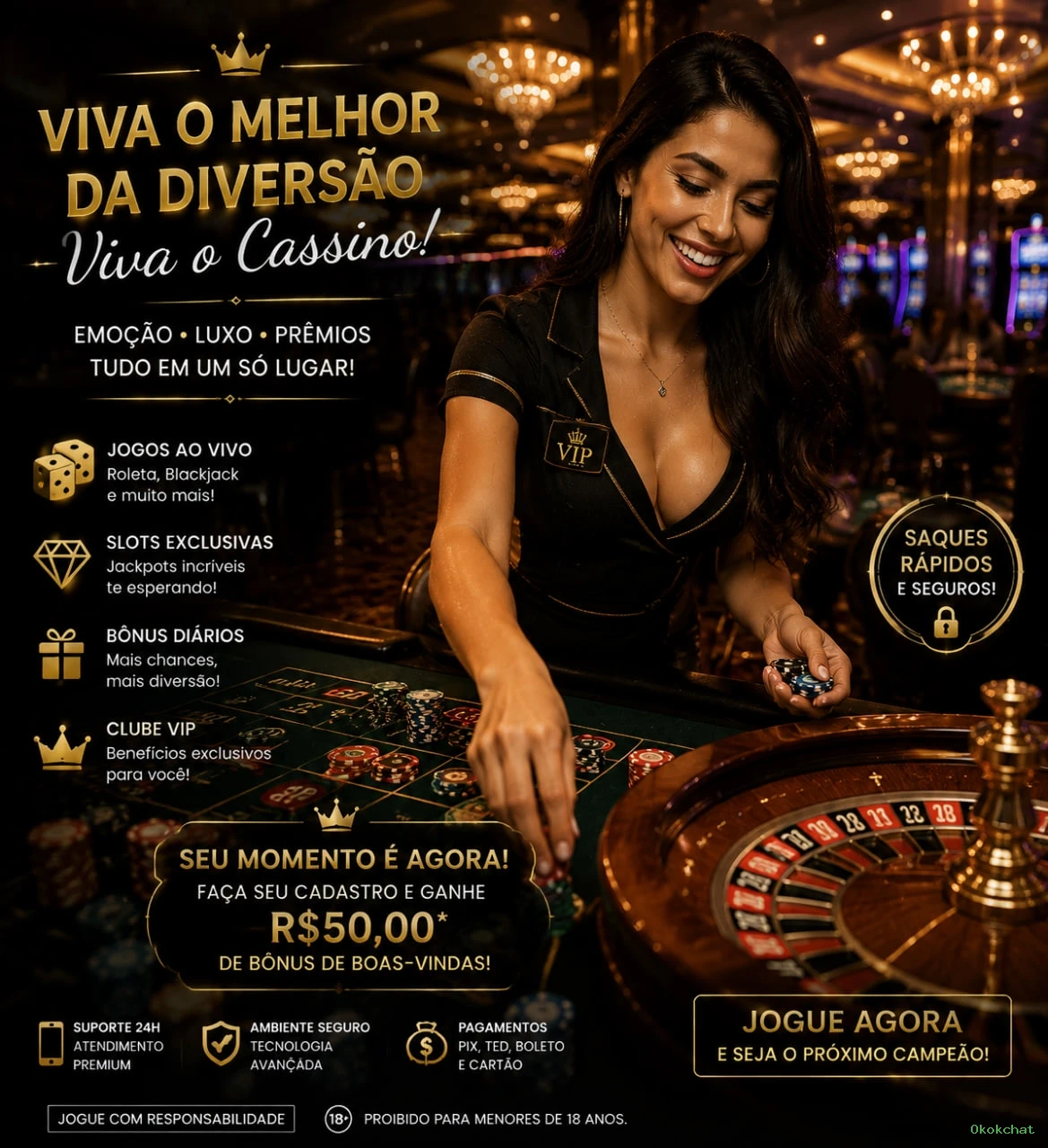 Guia rápido de apostas ao vivo na Okokchat